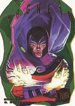1995 Fleer Ultra X-Men - Hunters & Stalkers Gold #8 Magneto Front