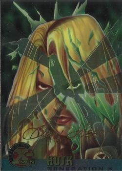 1995 Ultra X-Men Chromium - Gold Signature #31 Husk Front