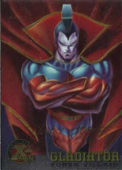 1995 Ultra X-Men Chromium - Gold Signature #65 Gladiator Front