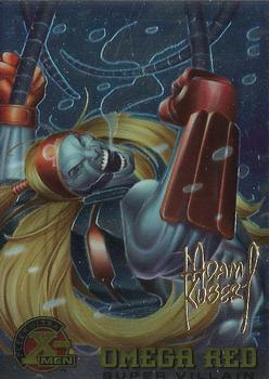 1995 Ultra X-Men Chromium - Gold Signature #72 Omega Red Front