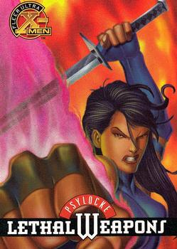 1995 Ultra X-Men Chromium - Lethal Weapons #7 Psylocke Front