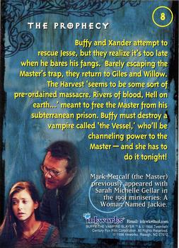 1998 Inkworks Buffy the Vampire Slayer Season 1 #8 The Prophecy Back