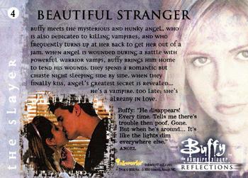 2000 Inkworks Buffy Reflections the H.S. Years #4 Beautiful Stranger Back