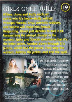 2003 Inkworks Buffy the Vampire Slayer Season 7 #19 Girls Gone Wild Back