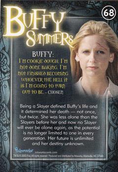 2003 Inkworks Buffy the Vampire Slayer Season 7 #68 Buffy Summers Back