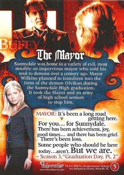2004 Inkworks Buffy the Vampire Slayer Big Bads #5 The Mayor Back