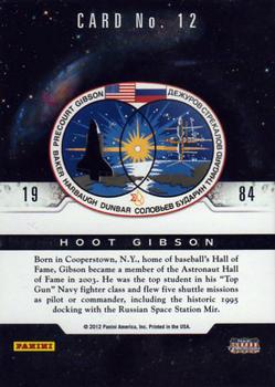 2012 Panini Americana Heroes & Legends - Astronauts #12 Hoot Gibson Back