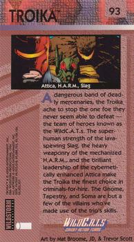 1994 Wildstorm WildC.A.T.s #93 Troika Back