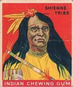 1947 Goudey Indian Gum (R773) #1 Chief of the Shienne Tribe Front