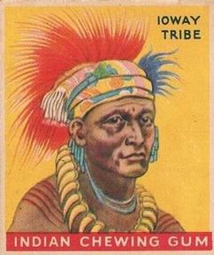 1947 Goudey Indian Gum (R773) #2 Warrior of the Ioway Tribe Front