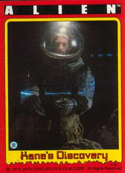 1979 Topps Alien #51 Kane's Discovery Front