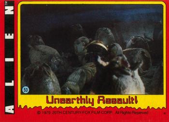 1979 Topps Alien #53 Unearthly Assault! Front