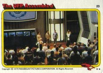 1979 Topps Star Trek: The Motion Picture #23 The UFP Assembled Front