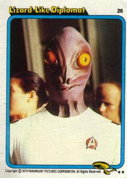 1979 Topps Star Trek: The Motion Picture #26 Lizard Like Diplomat Front