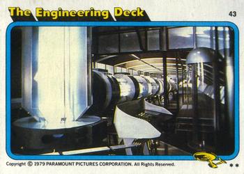 1979 Topps Star Trek: The Motion Picture #43 The Engineering Deck Front