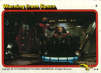 1979 Topps Star Trek: The Motion Picture #5 Warning from Space Front