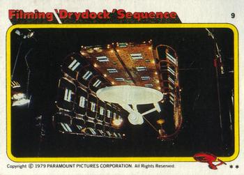 1979 Topps Star Trek: The Motion Picture #9 Filming 'Drydock' Sequence Front