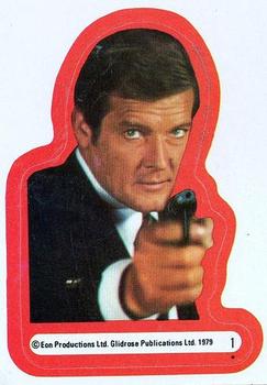 1979 Topps Moonraker - Stickers #1 James Bond Front