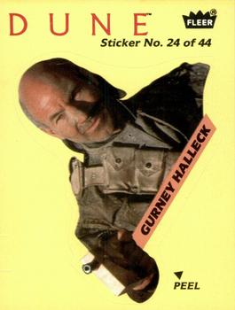 1984 Fleer Dune - Stickers #24 Gurney Halleck / Reverend Mother Mohiam Front