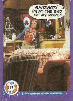 1978 Topps Mork & Mindy #17 Shazbot! I'm at the end of my rope! Front