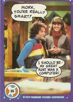 1978 Topps Mork & Mindy #35 Mork, you're really smart! Front