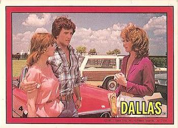 1981 Donruss Dallas #4 Parking lot talks Front