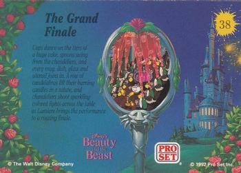 1992 Pro Set Beauty and the Beast #38 The Grand Finale Back