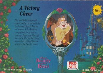 1992 Pro Set Beauty and the Beast #66 A Victory Cheer Back