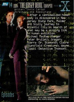 1995 Topps The X-Files Season One #14 1X04 
