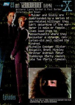 1995 Topps The X-Files Season One #23 1X13 