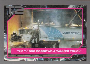 1991 Impel Terminator 2: Judgment Day #100 The T-1000 Borrows a Tanker Truck Front