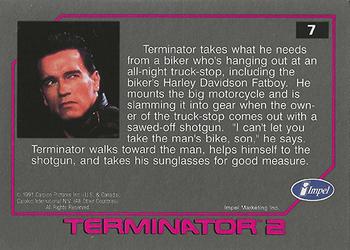 1991 Impel Terminator 2: Judgment Day #7 I Can't Let You Take the Man's Bike, Son. Back