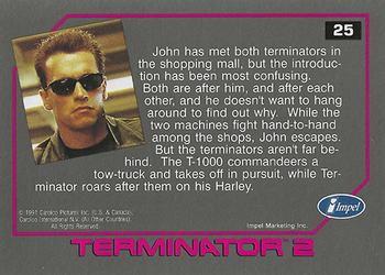 1991 Impel Terminator 2: Judgment Day #25 Exiting the Parking Garage Back