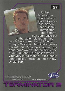 1991 Impel Terminator 2: Judgment Day #57 Oye, Big John, Who's Your Large Friend? Back