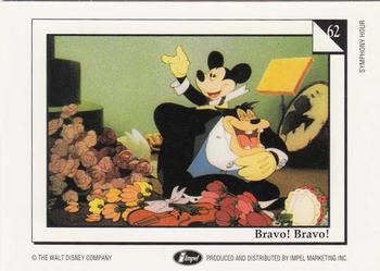 1991 Impel Disney #62 B:  Playing a mean horn... Back
