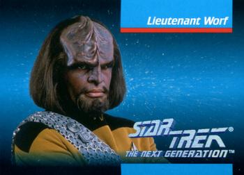 1992 Impel Star Trek: The Next Generation #007 Lieutenant Worf Front