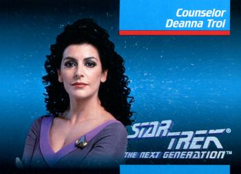 1992 Impel Star Trek: The Next Generation #009 Counselor Deanna Troi Front