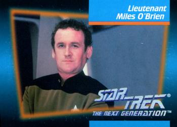 1992 Impel Star Trek: The Next Generation #013 Lieutenant Miles O'Brien Front