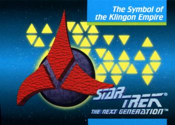 1992 Impel Star Trek: The Next Generation #079 Symbol of the Klingon Empire Front