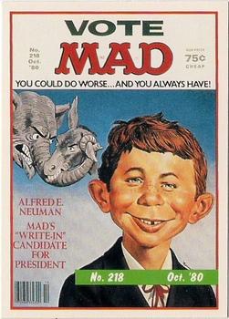 1992 Lime Rock Mad Magazine #218 October 1980 Front