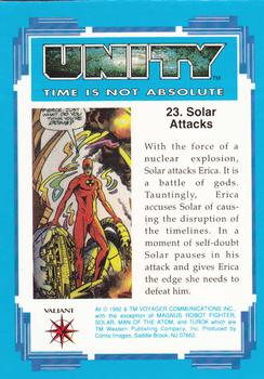 1992 Comic Images Unity: Time Is Not Absolute #23 Solar Attacks Back