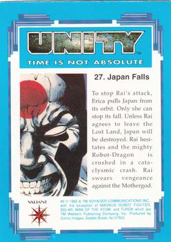 1992 Comic Images Unity: Time Is Not Absolute #27 Japan Falls Back