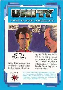 1992 Comic Images Unity: Time Is Not Absolute #67 The Wormhole Back