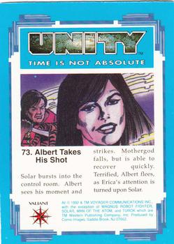 1992 Comic Images Unity: Time Is Not Absolute #73 Albert Takes His Shot Back