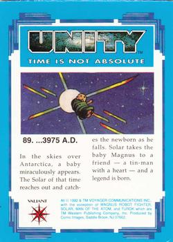1992 Comic Images Unity: Time Is Not Absolute #89 ...3975 A.D. Back