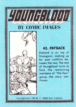 1992 Comic Images Youngblood #45 Payback Back