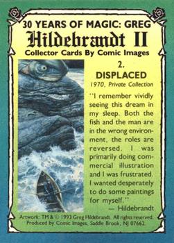 1993 Comic Images 30 Years of Magic: Greg Hildebrandt II #2 Displaced Back