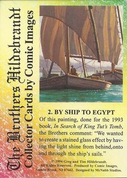 1994 Comic Images Hildebrandt Brothers III #2 By Ship to Egypt Back