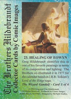 1994 Comic Images Hildebrandt Brothers III #23 Healing of Eowyn Back
