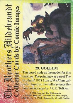 1994 Comic Images Hildebrandt Brothers III #29 Gollum Back